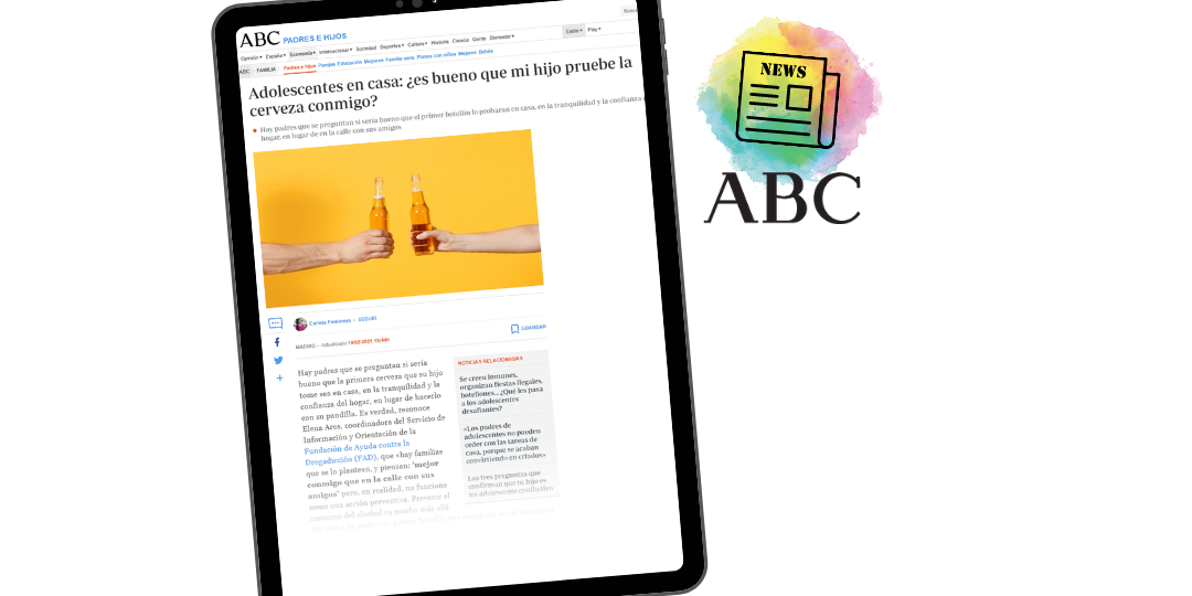 Prensa abc cerveza adolescentes